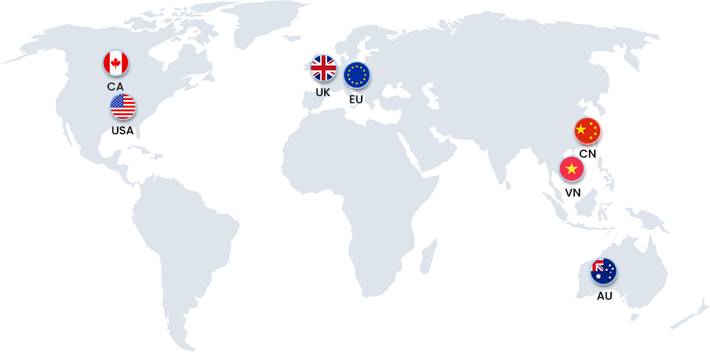 全球布局地图